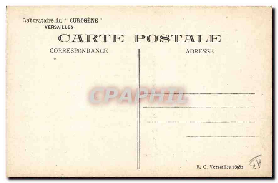 CPA Folklore Bourbonnais  — Verso