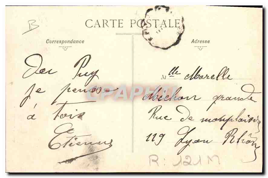 Paysans d'Auvergne se rendant au marché — L'Étronnelle - Paris, n°34 — Verso