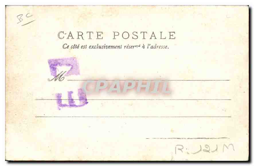 Paysage d'Auvergne — Montagnes et vaches — Éditeur M. M. n°272 — Rückseite