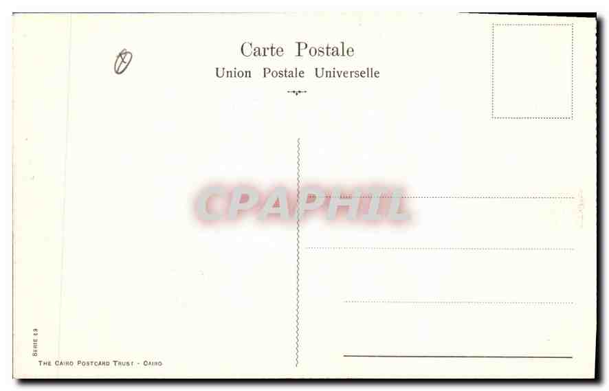 Luxor - Statue of Ramses — The Cairo Postcard Trust, série 23 — Rückseite