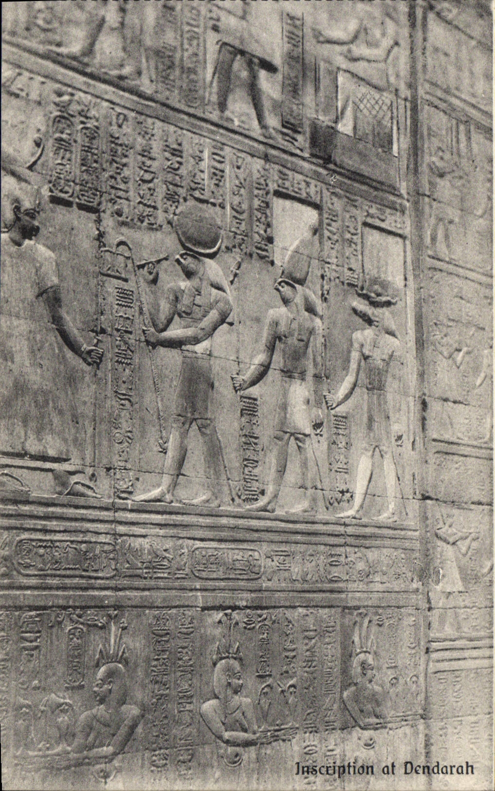 Inscription à Dendara — Dendara — The Cairo Postcard Trust - Cairo