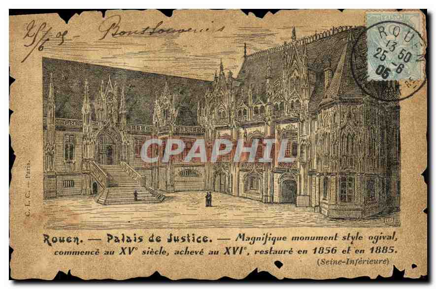 CPA Rouen Palais de Justice 
