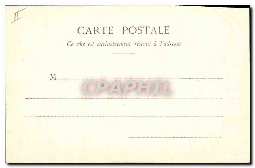 CPA Reims Palais de Justice  — Verso