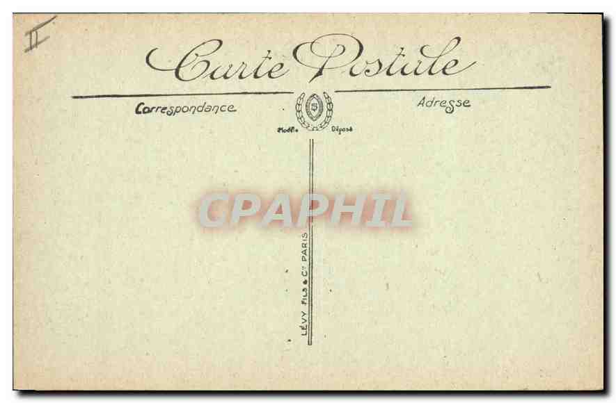 CPA Remiremont Le Palais de Justice  — Rückseite