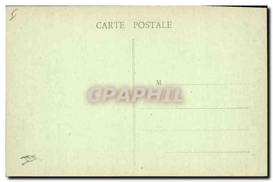CPA Rennes Palais de Justice  — Verso