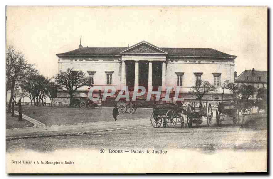 CPA Rodez Palais de Justice 