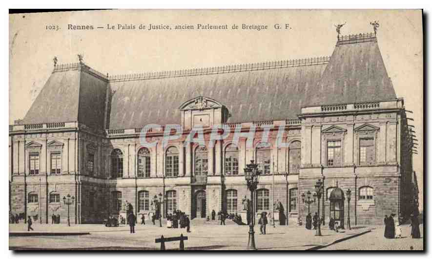 CPA Rennes Le Palais de Justice ancien Parlement de Bretagne 
