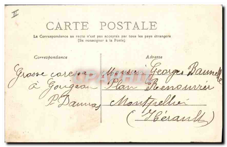 CPA Riom Palais de Justice  — Verso