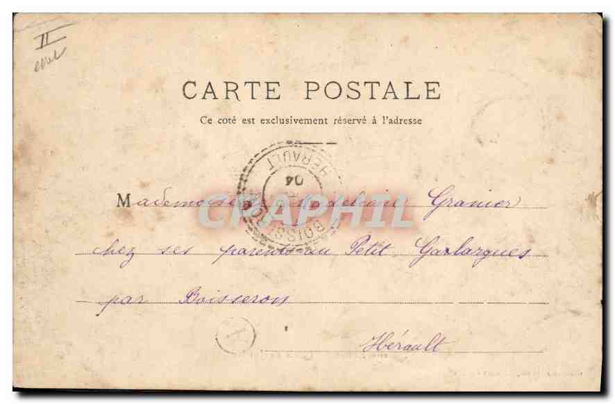 CPA Rodez Palais de Justice  — Verso