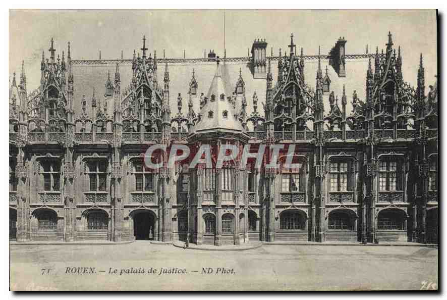 CPA Rouen Le palais de Justice 