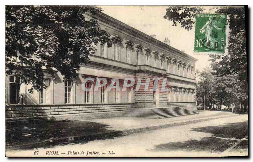 CPA Riom Palais de Justice 