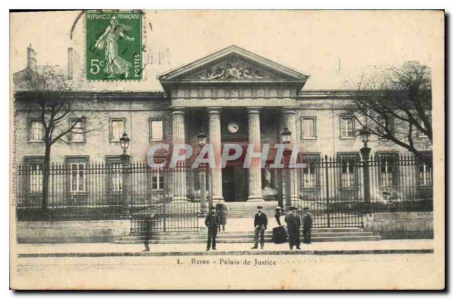CPA Reims Palais de Justice 