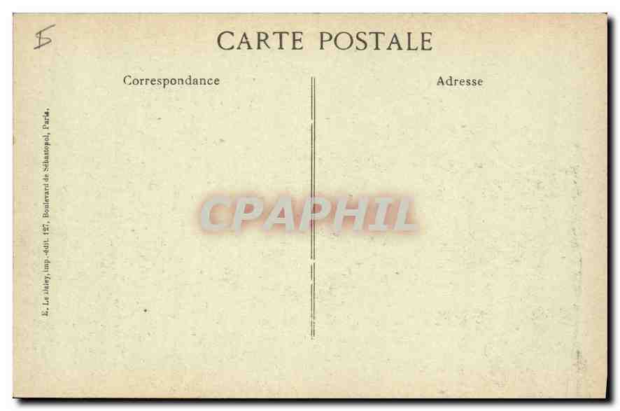 Château de Ham — Retraite des Allemands — Guerre 1914-16-17 — Graphil, Paris N° 1820 — Back