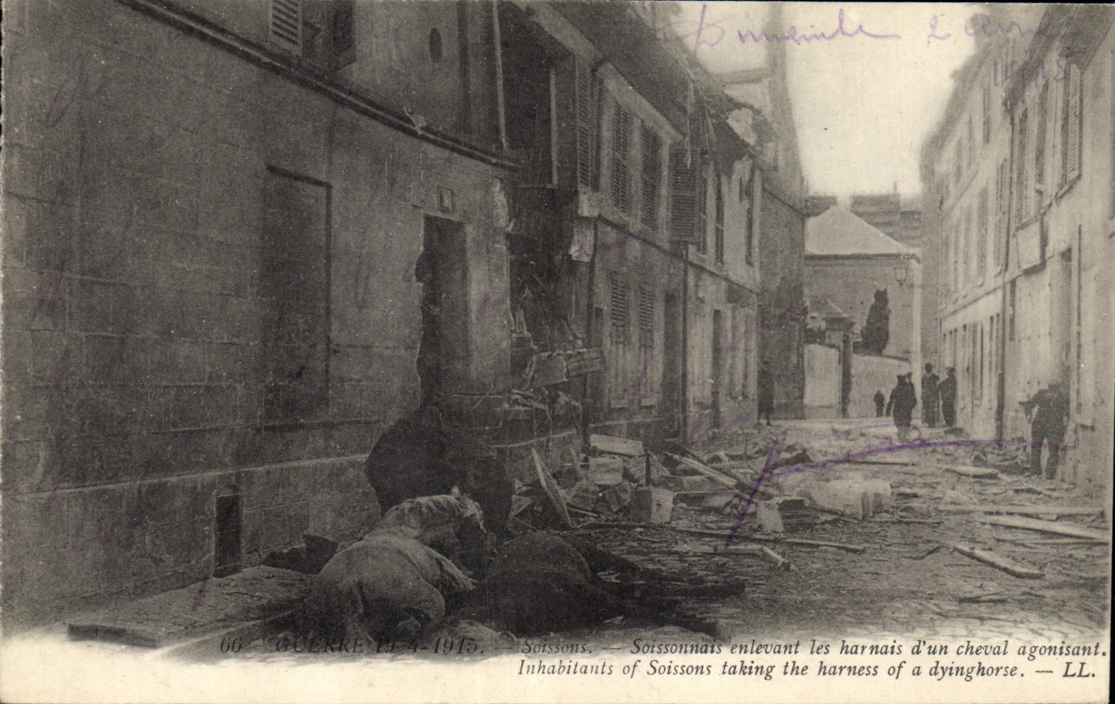 Soissons — Scène de guerre 1915 — LL