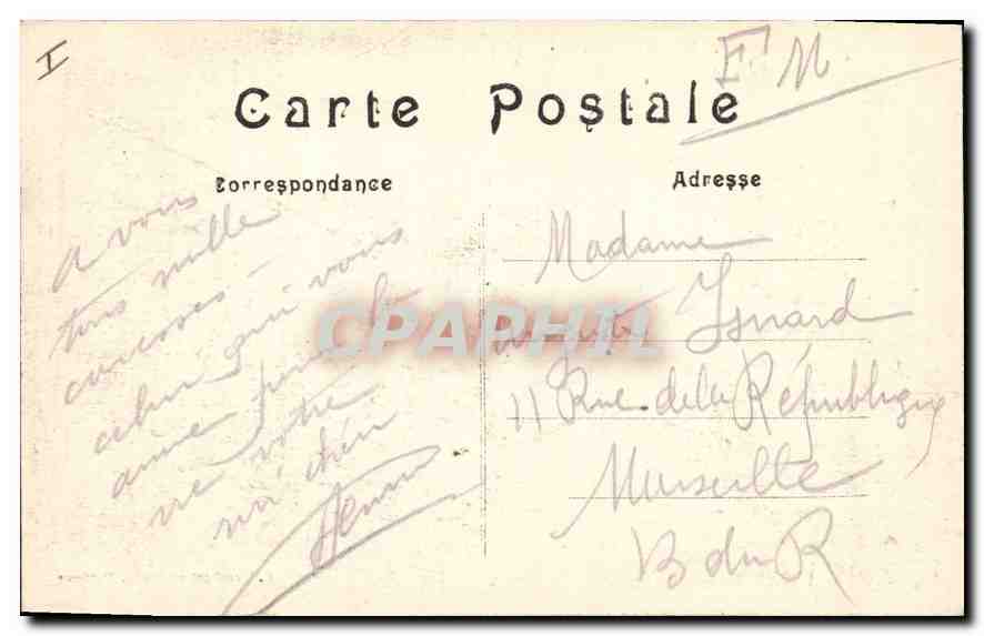 Villioite — Ruines après la Bataille de la Marne (6 au 12 Septembre 1914) — Reproduction interdite, édit. St-Hizier — Back