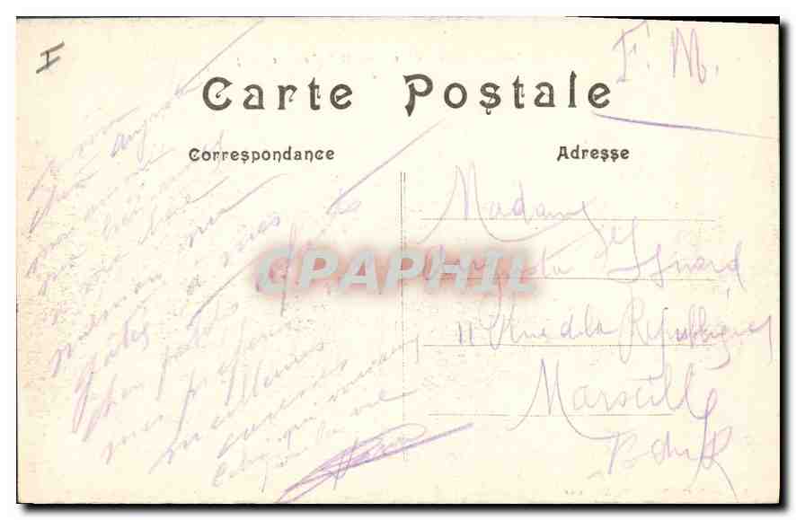 Bataille de la Marne (6 au 12 Septembre 1914) — Écriennes — Reproduction phototypique — Verso