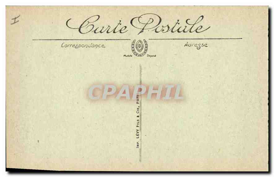 CPA Militaria Les ruines de la Grande Guerre Env de Craonnelle Foret de Vauclerc — Rückseite