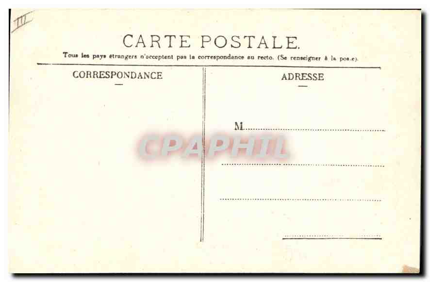CPA Folklore Costume d'Orcival  — Verso