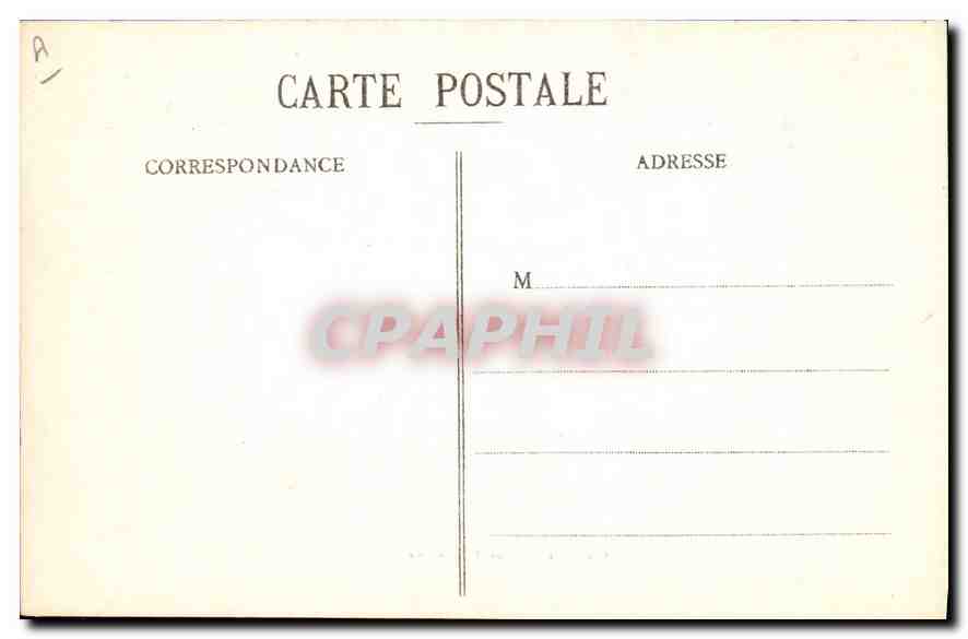 CPA Folklore La Bourree d'Auvergne  — Verso