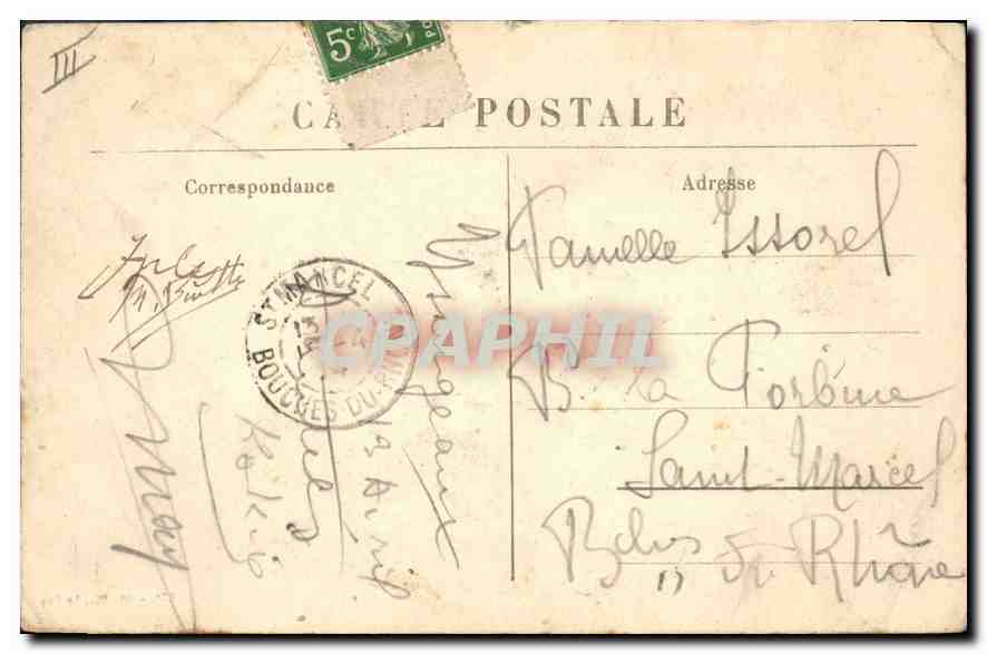 Musiciens en extérieur — Oh! Vai, descouïffad (Bourrée) — M. B., Le Puy — Rückseite