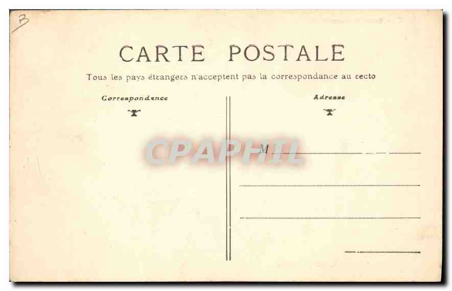 CPA Folklore Noce Bourbonnaise Mariage — Verso