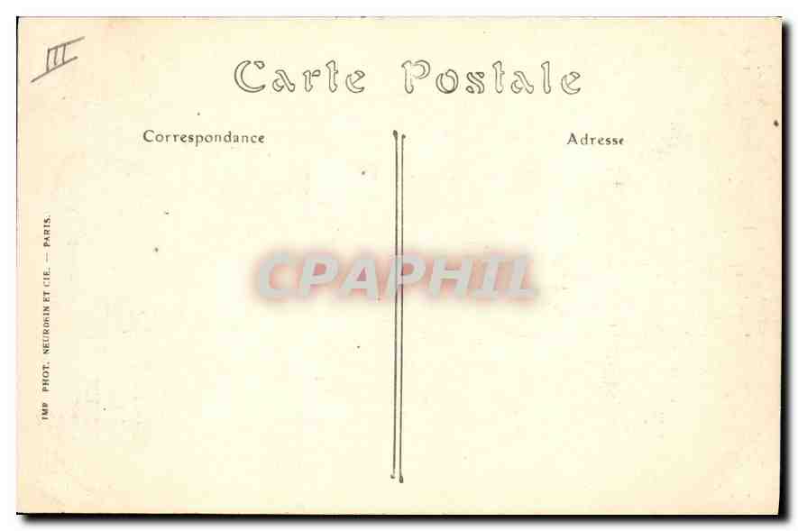 CPA Folklore Auvergne La Bourree  — Verso