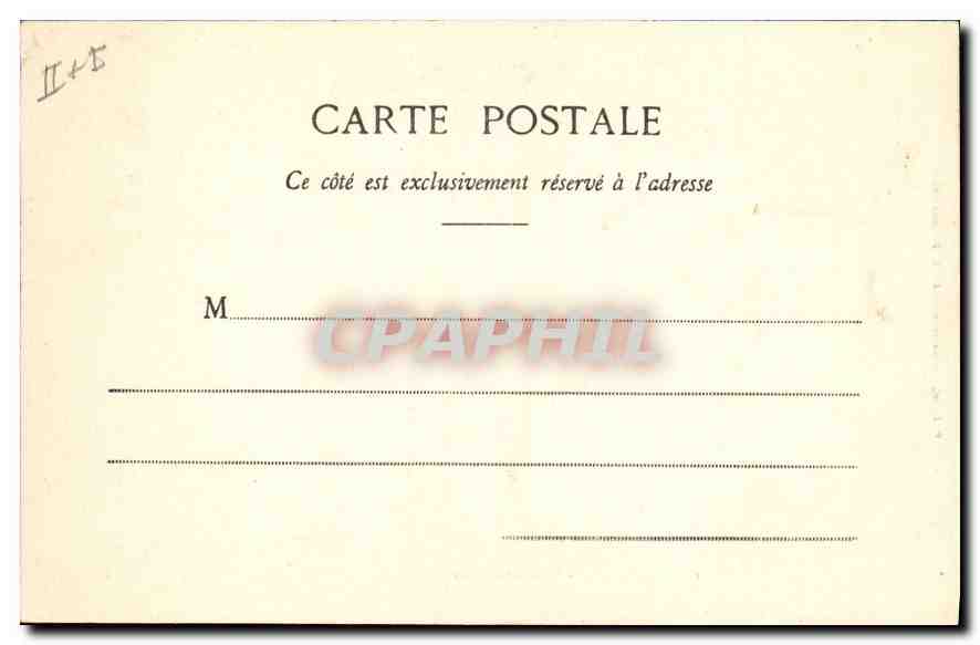 CPA Folklore Auvergne La Montagnarde  — Verso