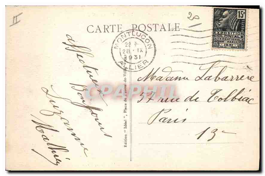 CPA Folklore Fileuses Bourbonnaises une bonne Prise  — Verso