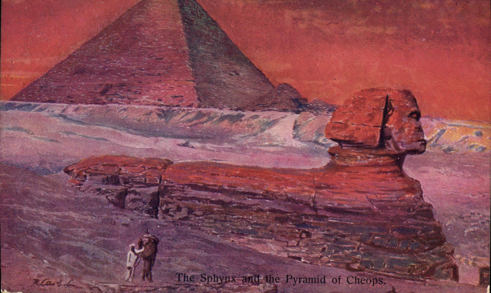 Le Sphinx et la Pyramide de Khéops — Éditeur: Londry, Bauditz, Hilm & Co. — Série No.1003/6
