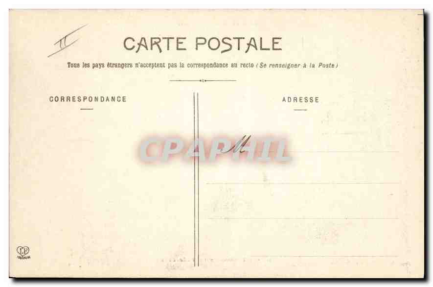 CPA Tarbes La Prefecture Les Hautes  — Verso