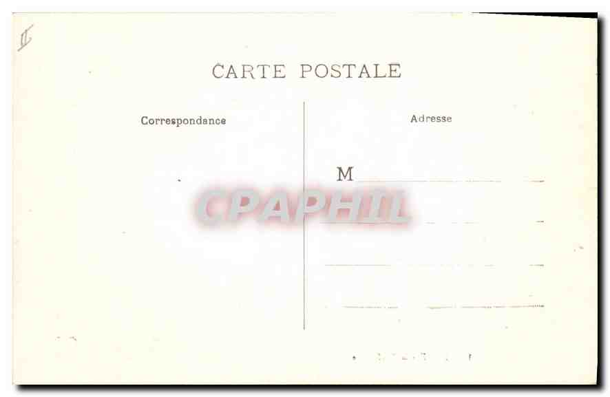 CPA Tulle La Prefecture  — Verso