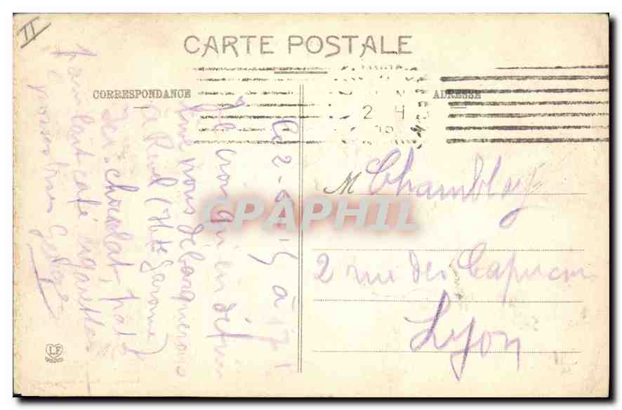 CPA Toulouse Entrer de la Prefecture et Porte de la Cathedrale St Etienne  — Verso