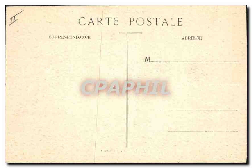 CPA Tulle La Prefecture  — Verso