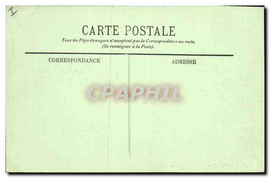 CPA Tarbes La Prefecture  — Verso