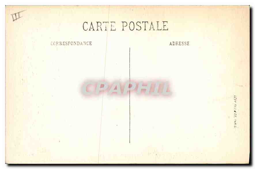CPA Villefranche sur Saone La Sous Prefecture  — Verso