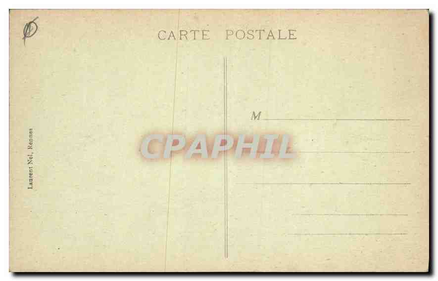 CPA Vannes La Prefecture  — Rückseite