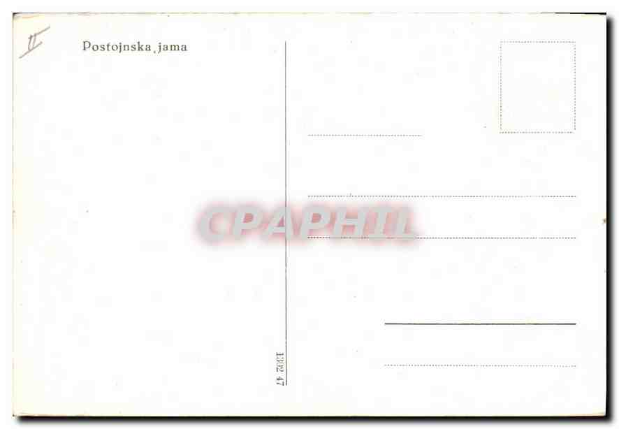 CPA  — Rückseite