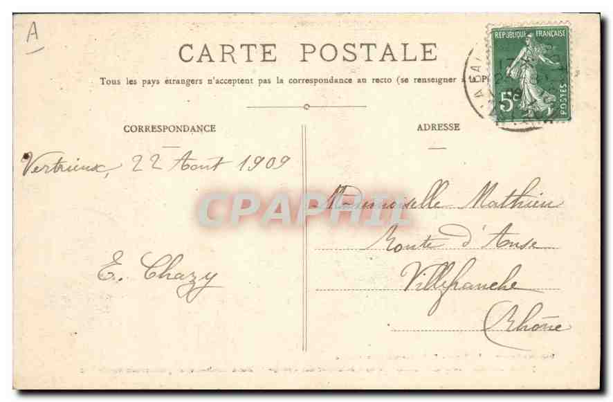 La Balme-les Grottes (Isère) — Intérieur des Grottes — Deux Caravanes en promenade sur le Lac — Imp. des Grottes de La Balme - H. Bonkomme, nouv. Concess. — Verso