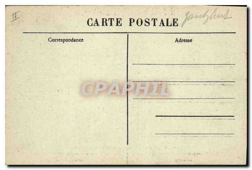 CPA Une grotte celtique pres St Privat d'Allier  — Rückseite