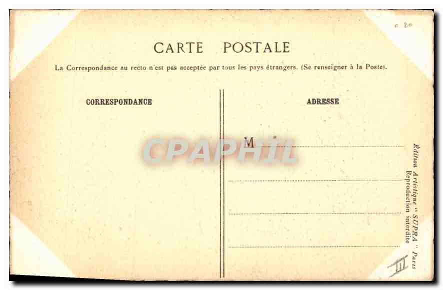 CPA En Normandie Rouen Le Palais de Justice cote de la rue Saint Lo  — Verso