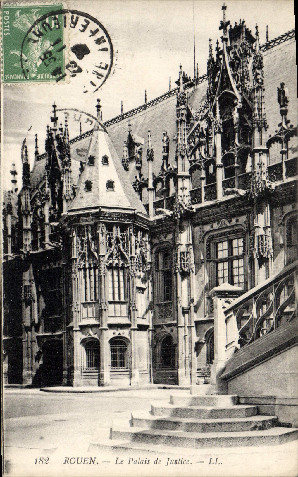 CPA Rouen le Palais de Justice 