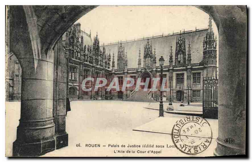 CPA Rouen Palais de Justice l'Aile de la cour d'Appel 