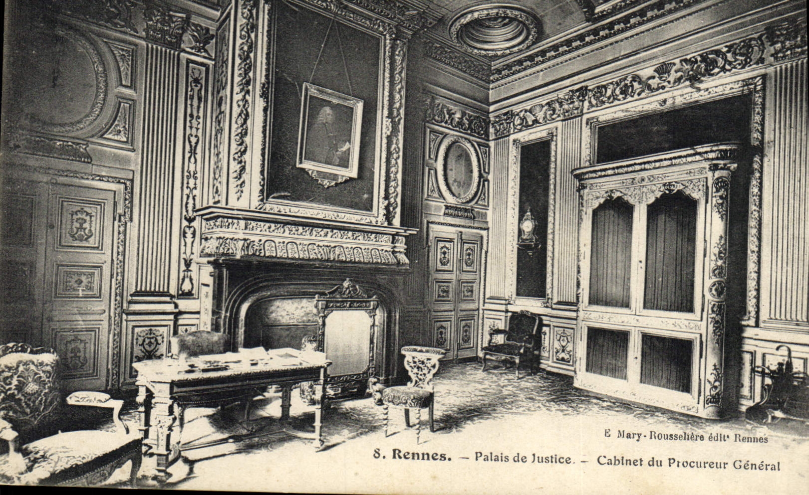 CPA Rennes Palais de justice cabinet du Procureur General 