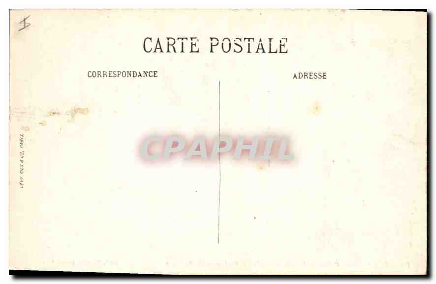 CPA Rennes Palais de Justice salle du Parlement de Bretagne  — Rückseite