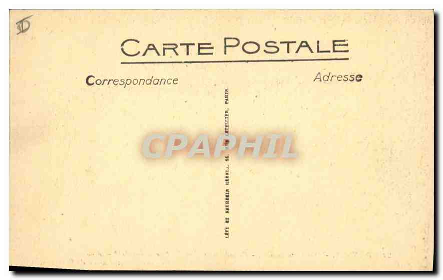 CPA Rennes Palais de Justice grand chambre du parlement de Bretagne  — Rückseite