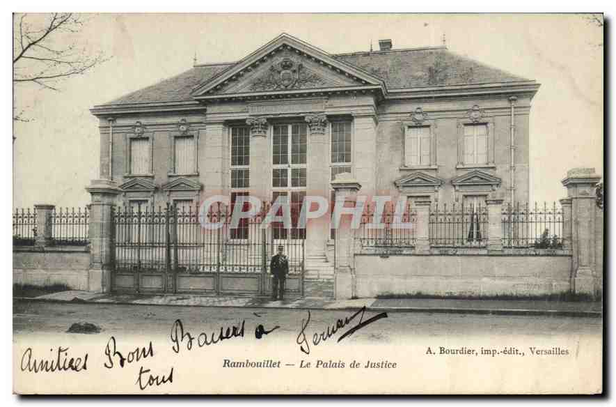 CPA Rambouillet le Palais de Justice 