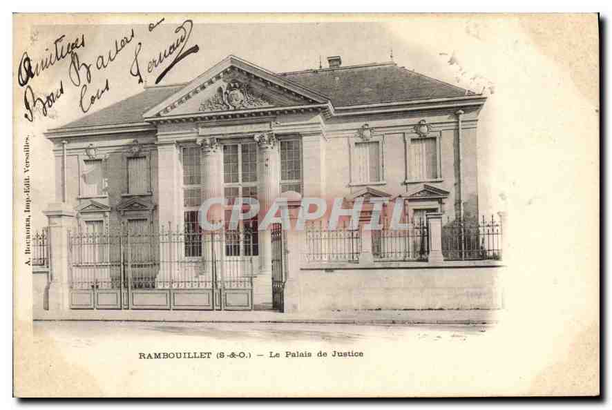 CPA Rambouillet le Palais de Justice 