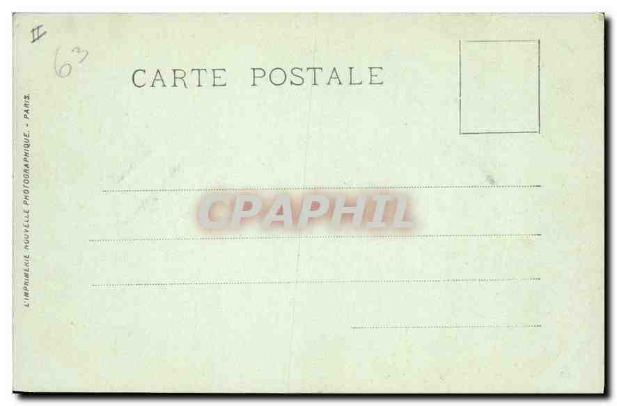 CPA Riom Palais de Justice  — Verso