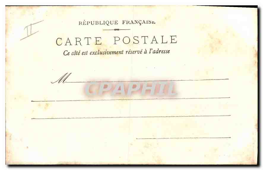 CPA Rochefort sur mer porte de la prefecture Maritime  — Verso