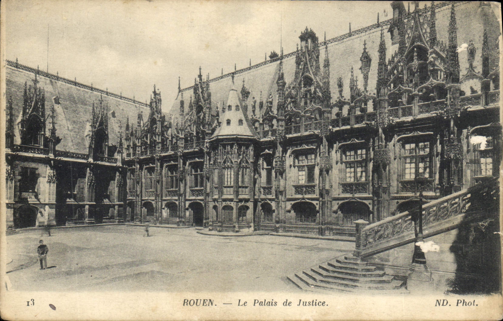 CPA Rouen le Palais de Justice 